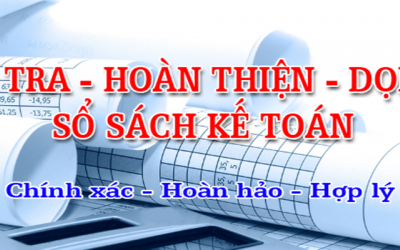 Dịch Vụ Hoàn Thiện Sổ Sách Kế Toán