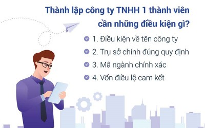 Tư Vấn Thủ Tục Thành Lập Công Ty TNHH Một Thành Viên